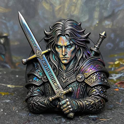 Ultra-Detailed Wyll Blade Trinket Art