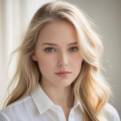 Ethereal Portrait of a Young Woman