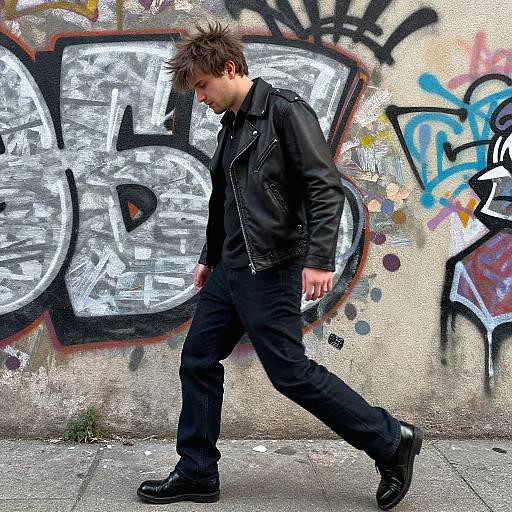 Urban Street Style with Graffiti