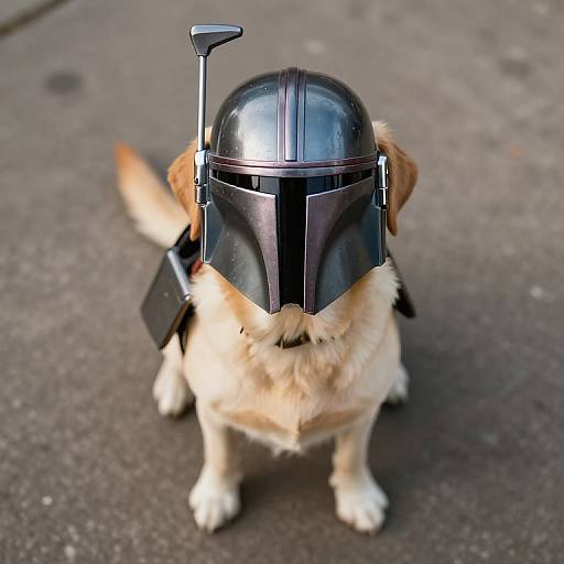 Aerial View of Mandalorian Labrador