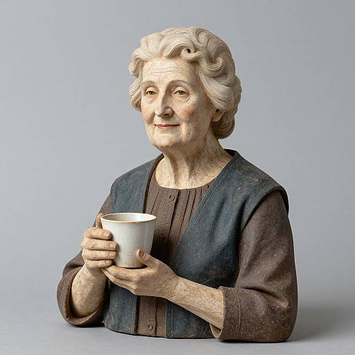 Portrait of Old Woman with Cup