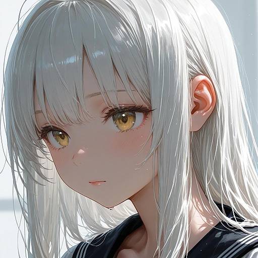 High-Resolution Portrait in Tsutomu Nihei Style