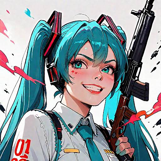 Hatsune Miku in Chaotic Warzone