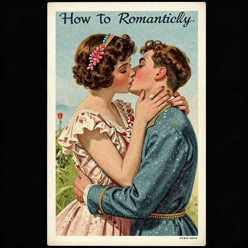 Vintage 1920s French Romantic Postcard