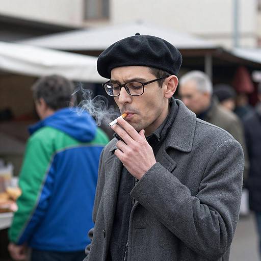 Candid Street Portrait in Vibrant Market
