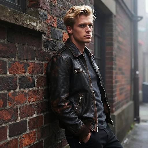 Urban Vintage Style Male Portrait