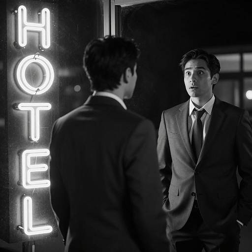 Surprise Reflection at the Hotel