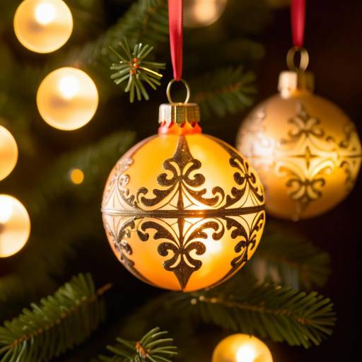 Vintage Christmas Ornament on Tree