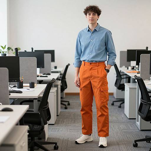 Man in Office Work Attire