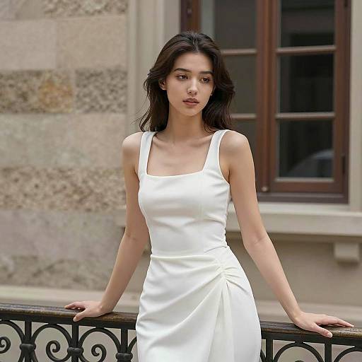 Elegant Young Woman in Natural Light