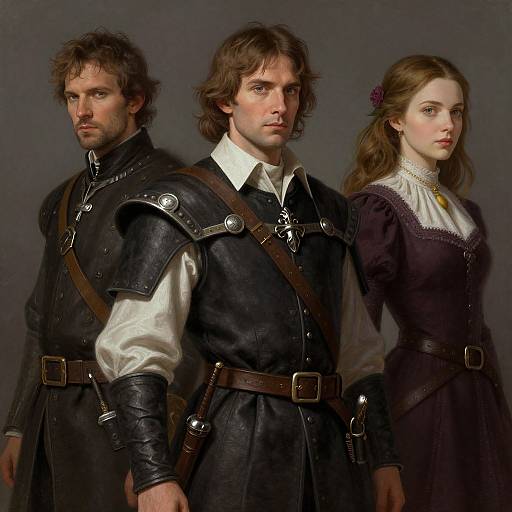 Fantasy Man in Detailed Doublet Portrait