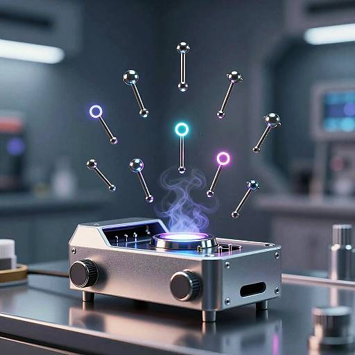 Sci-Fi Piercing Generator Device