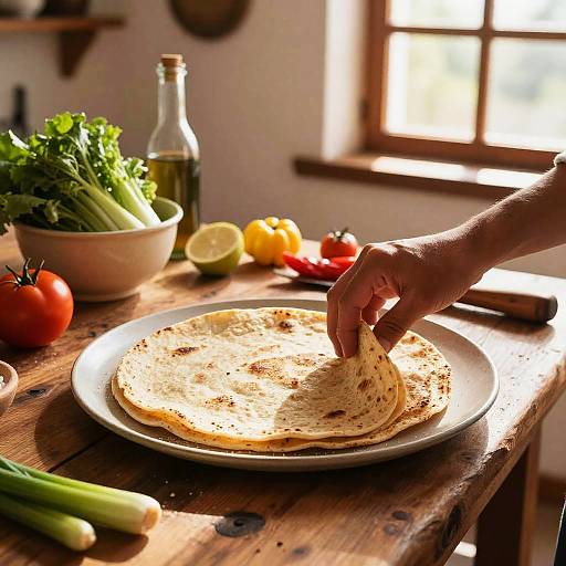 Vibrant Mexican Kitchen Sope Scene