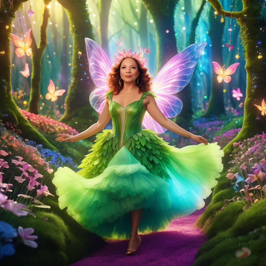 Maya Rudolph as a Whimsical Fairy in Spring