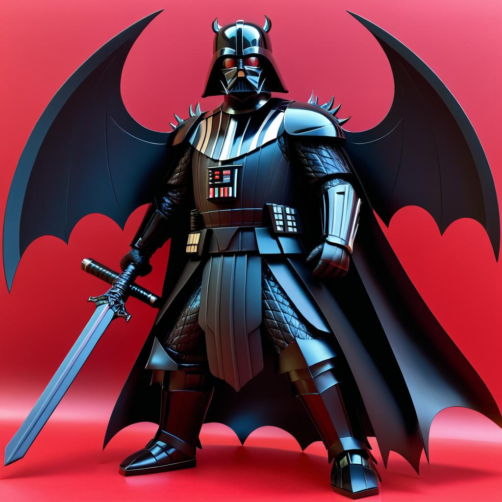 Darth Vader Reimagined as a Dragon