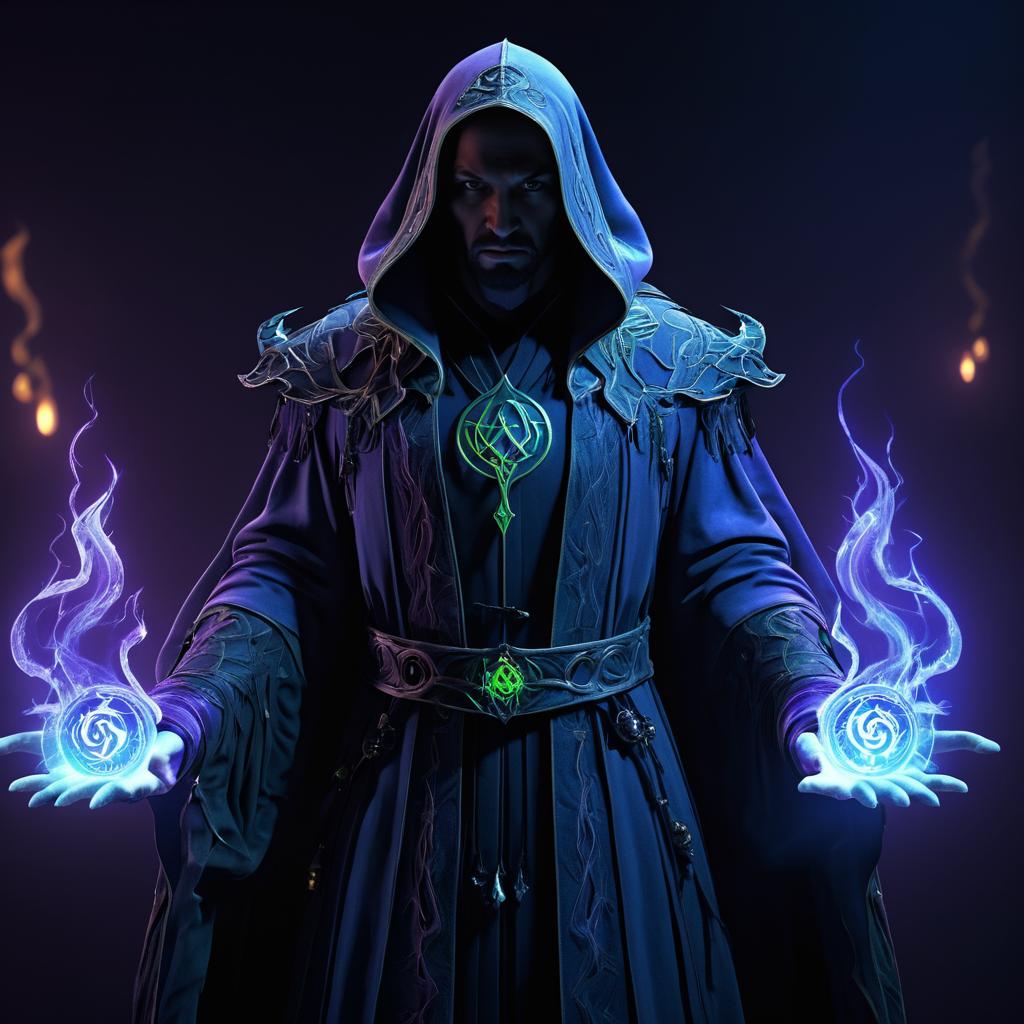 Eldritch Warlock in Hyper Realism