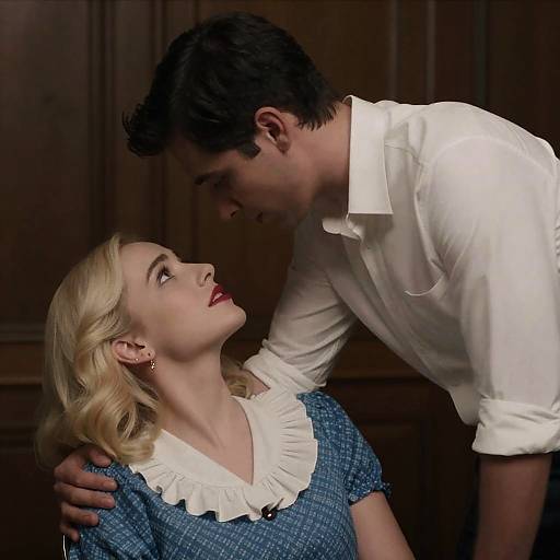 Intimate Portrait of a Couple Interaction