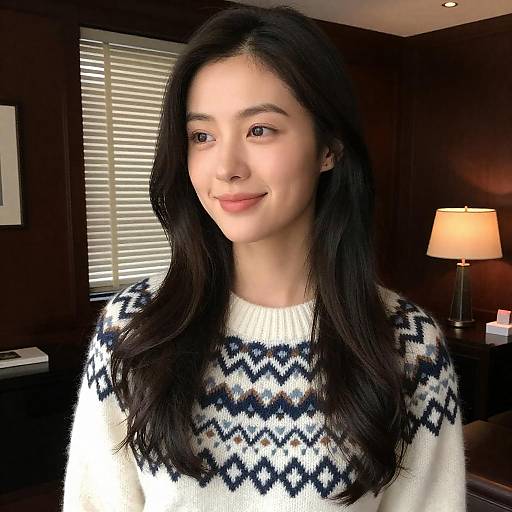 Elegant Indoor Portrait of a Woman