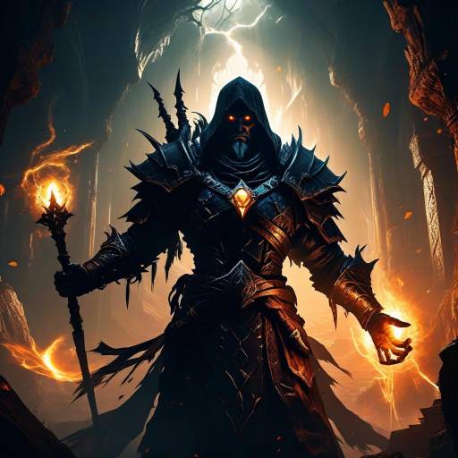 Dark Sorcerer in Fiery Cave