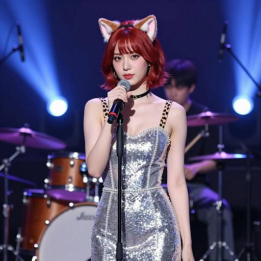 Vibrant Performer with Unique Style