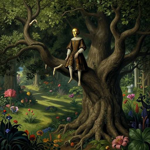 Surreal Renaissance Tree Vista