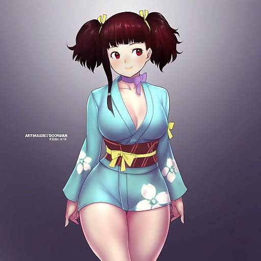 Illustration of Mumei (kabaneri), koutetsujou no kabaneri in the style of Bokuman