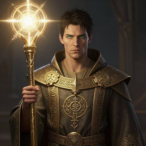 Stoic DnD Cleric Portrait