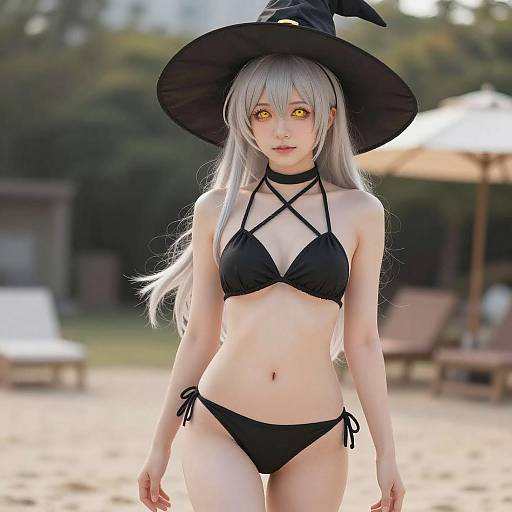 Lifestyle costume photo of Murasaki shion (hololive summer 2019). Cosplay clothes