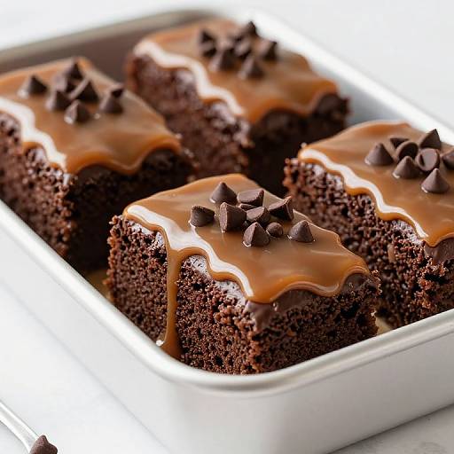 Decadent Chocolate Rum Cake Slices