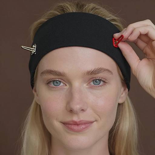 Charming Close-Up of a Fair-Skinned Woman