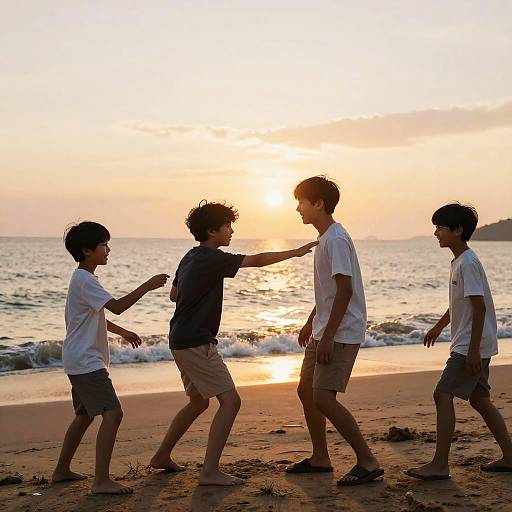 Playful Spanking at Seaside Summer Camp