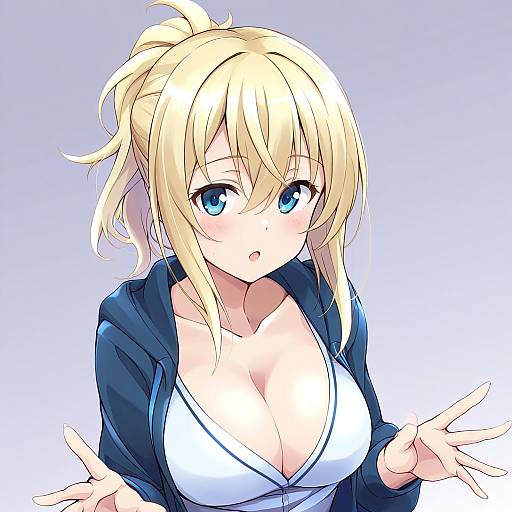 Illustration of Aoyama blue mountain, gochuumon wa usagi desu ka? in the style of Minosu