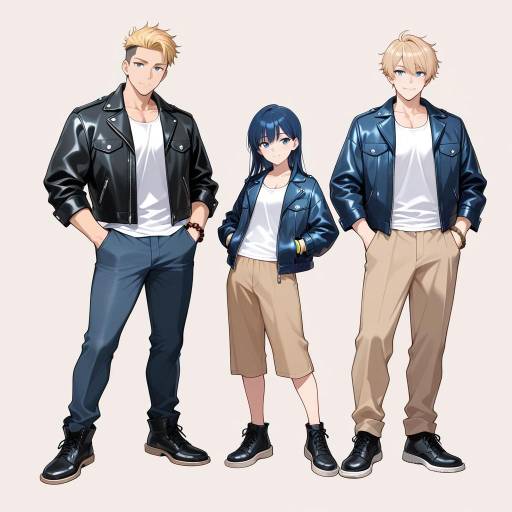 Twin Teenagers in Stylish Attire Twin Teenagers in Stylish Attire