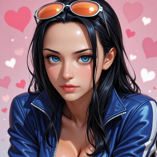 Nico Robin with Stylish Sunglasses