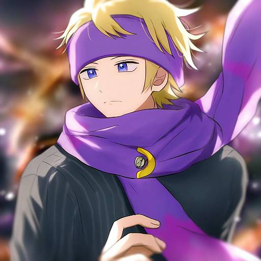 Illustration of Morty (pokemon), pokemon in the style of Yoon (dmsco1803)