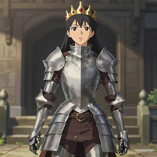Epic Anime Knight Adventurer in Armor