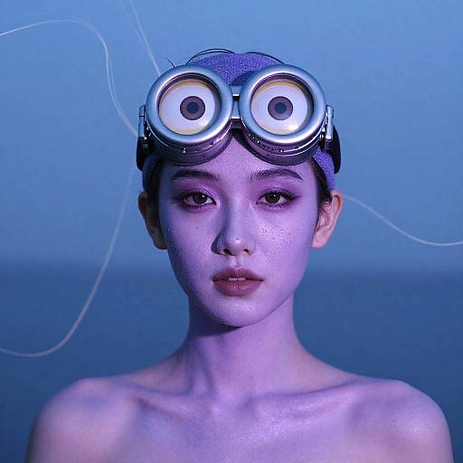 Electric Lavender Full Face Transformation