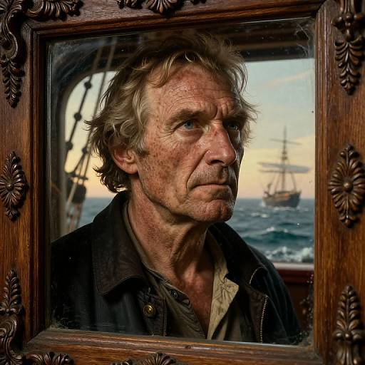 Ultrarealistic Portrait of Sea Captain