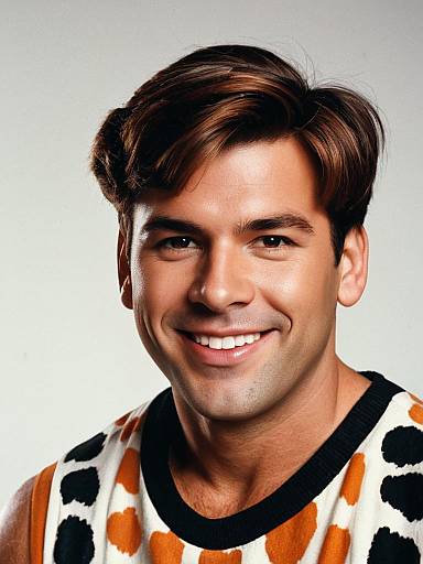 Realistic Fred Flintstone Costume Male Portrait