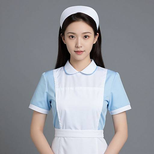 Woman in Nurse Costume