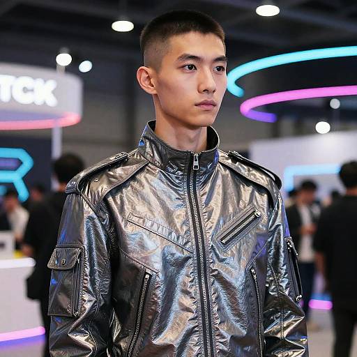 Futuristic Short Hair Undercut Style