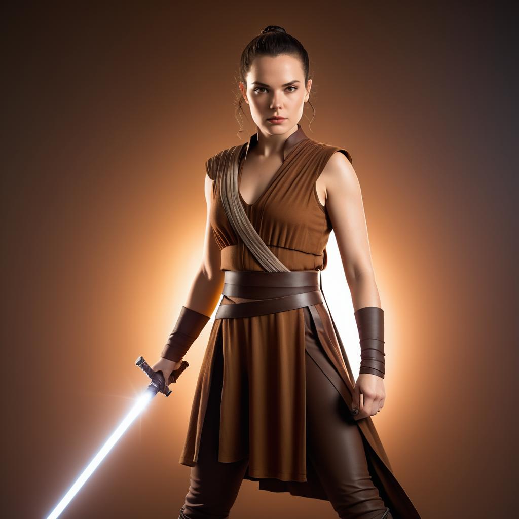 Daisy Ridley as Rey: Studio Portrait