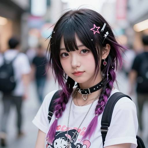 Gore Kawaii Oshare Kei Punk Girl