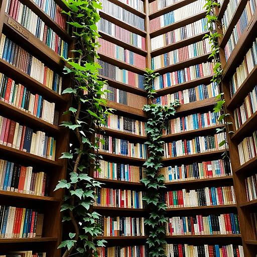 Whispering Library with Living Shelves