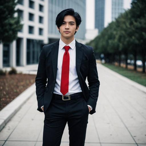 Confident Young Man in Business Suit
