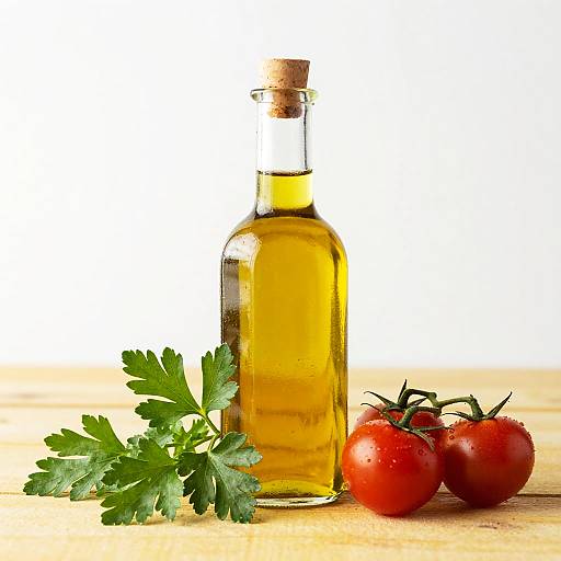 Bright Still Life with Olive Oil