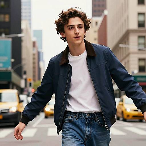 Timothée Chalamet Urban Streetwear Look