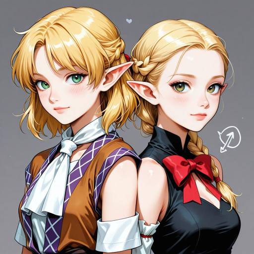 Fantasy Anime Girls with Unique Features