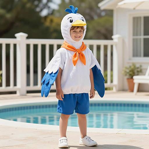 Playful Seagull Costume Photography