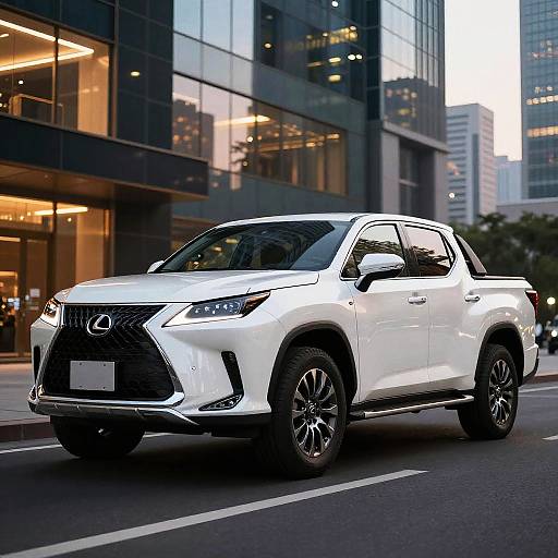 2024 Lexus Luxury Pickup Urban Scene